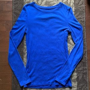 3/$15 Stretchy dark blue long sleeve